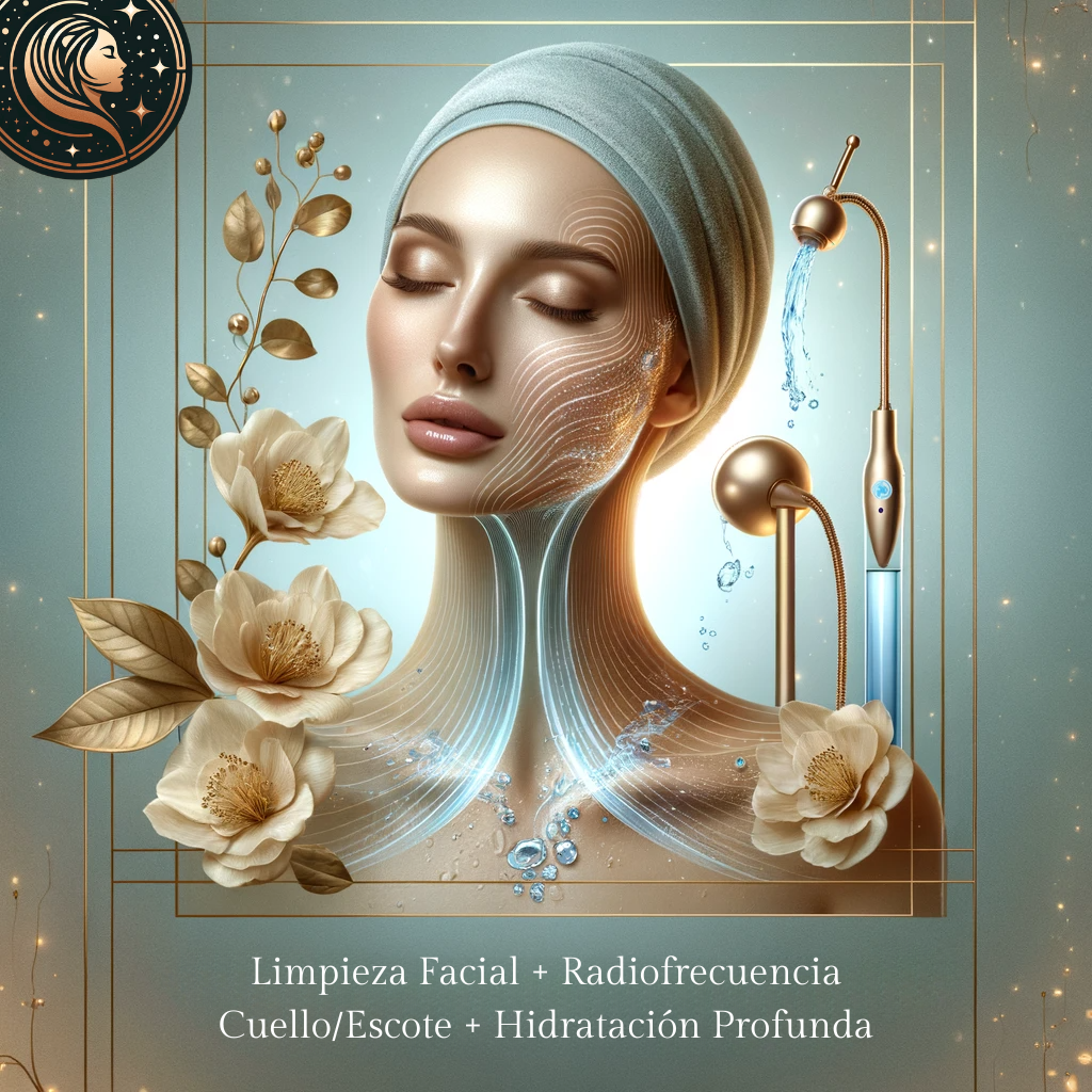 Limpieza Facial + Radiofrecuencia Cuello Escote + Hidratación Profunda 